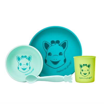 Sophie la girafe Silicone meal set - Turkis