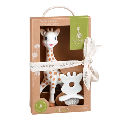 So Pure Sophie la Girafe 18 cm. + Natural teether