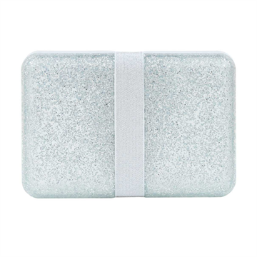 Lunch box - Glitter Silver