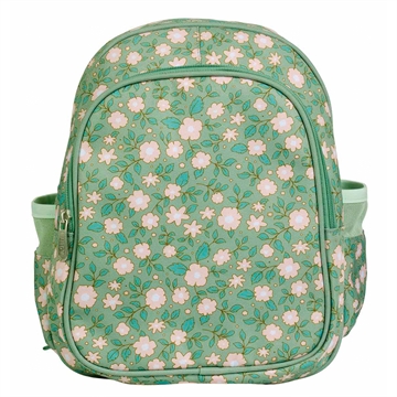 Backpack - Blossoms, Sage (insulated comp.) 