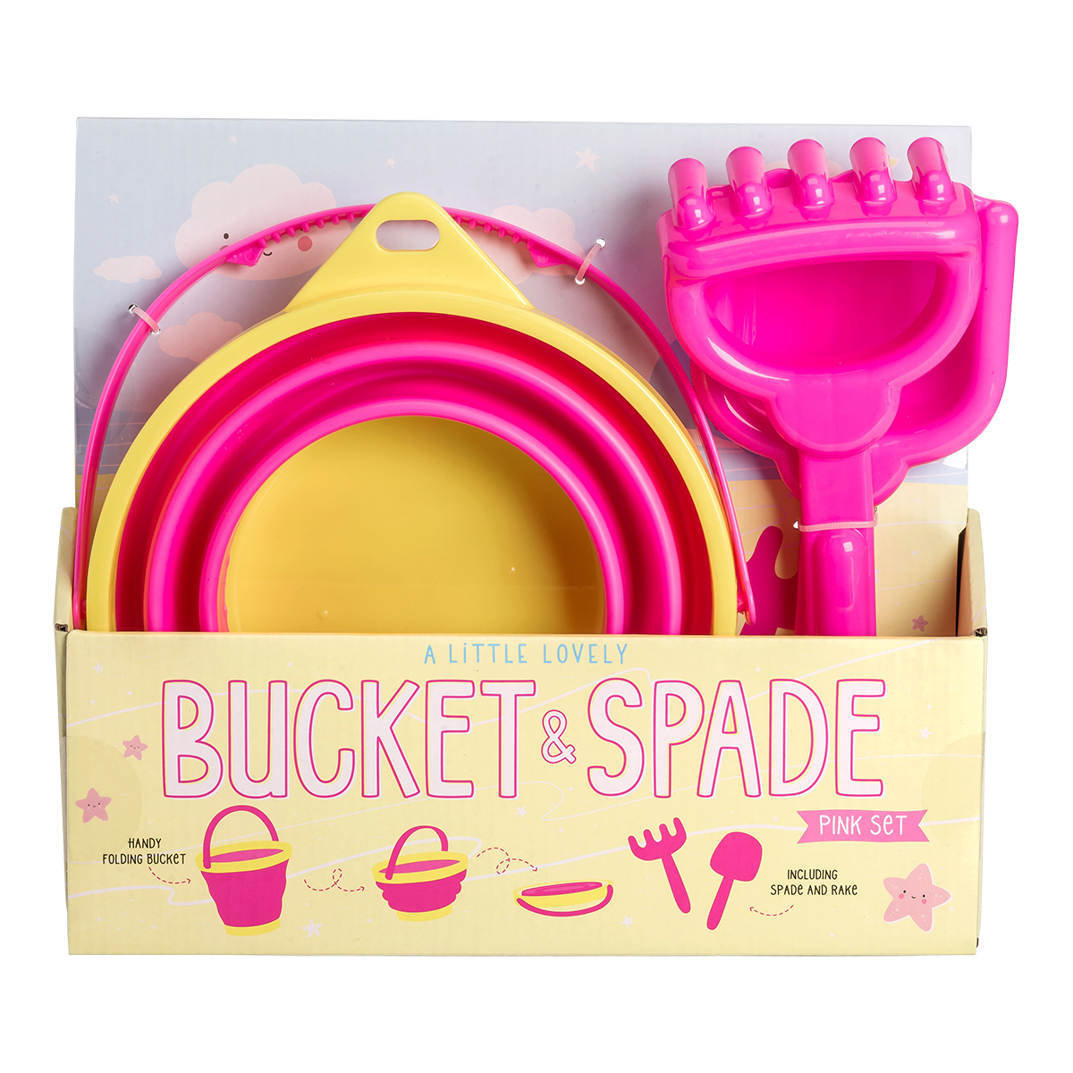 pink bucket and spade