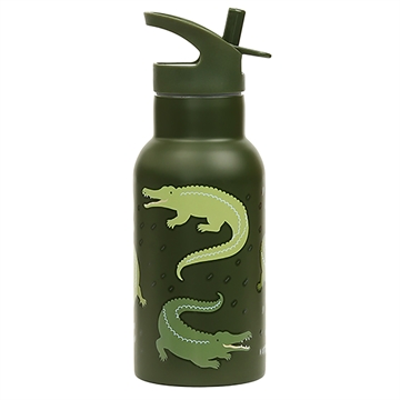 Stainless steel drinking bottle - Crocodiles