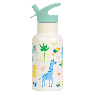 Stainless steel drinking bottle - Jungle
