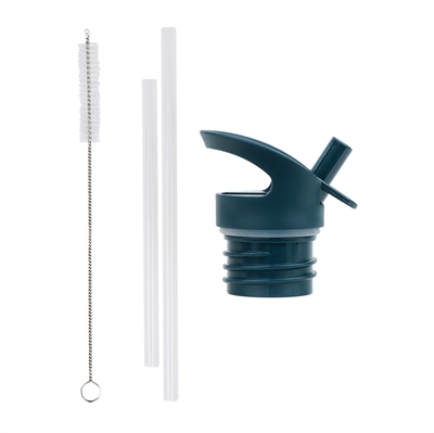 Lid, straw & brush set - Robots