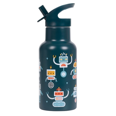 Stainless steel drinking bottle - Robots
