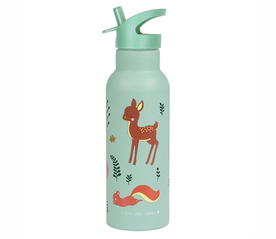 XL Stainless steel drinking bottle - Forest friends