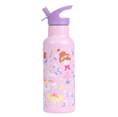XL Stainless steel drinking bottle - Princesses