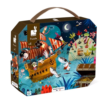 Janod Puzzle Treasure Hunt, 36 pcs