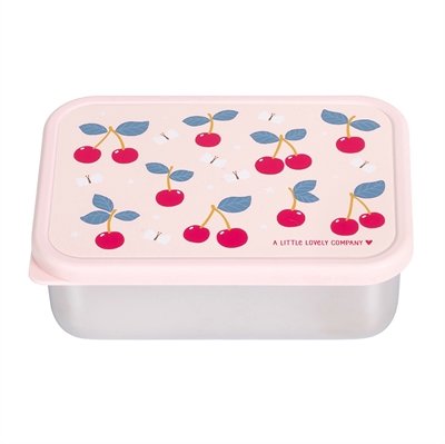 Stainless steel Lunch box with PP lid Cherries