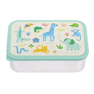 Stainless steel Lunch box with PP lid Jungle