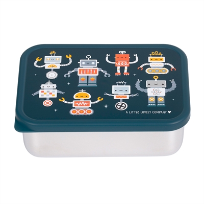 Stainless steel Lunch box with PP lid Robots