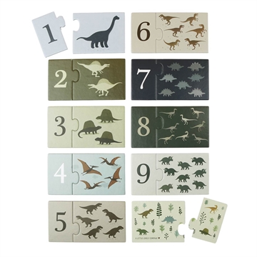Counting Puzzle Dinosaurs