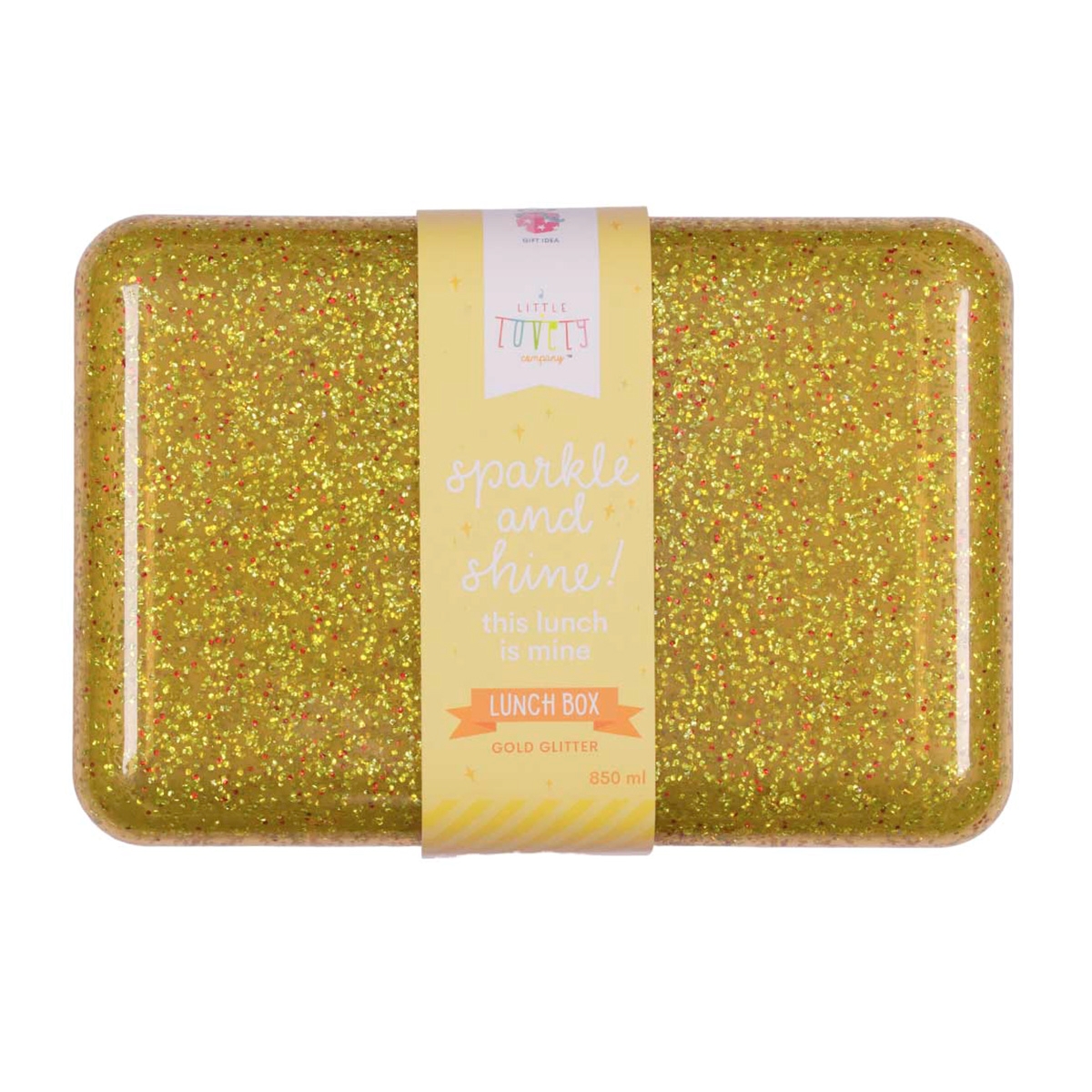Lunch box Glitter Gold