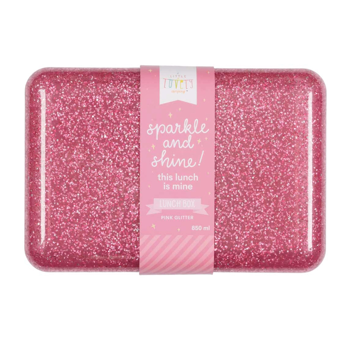 Lunch box Glitter Pink