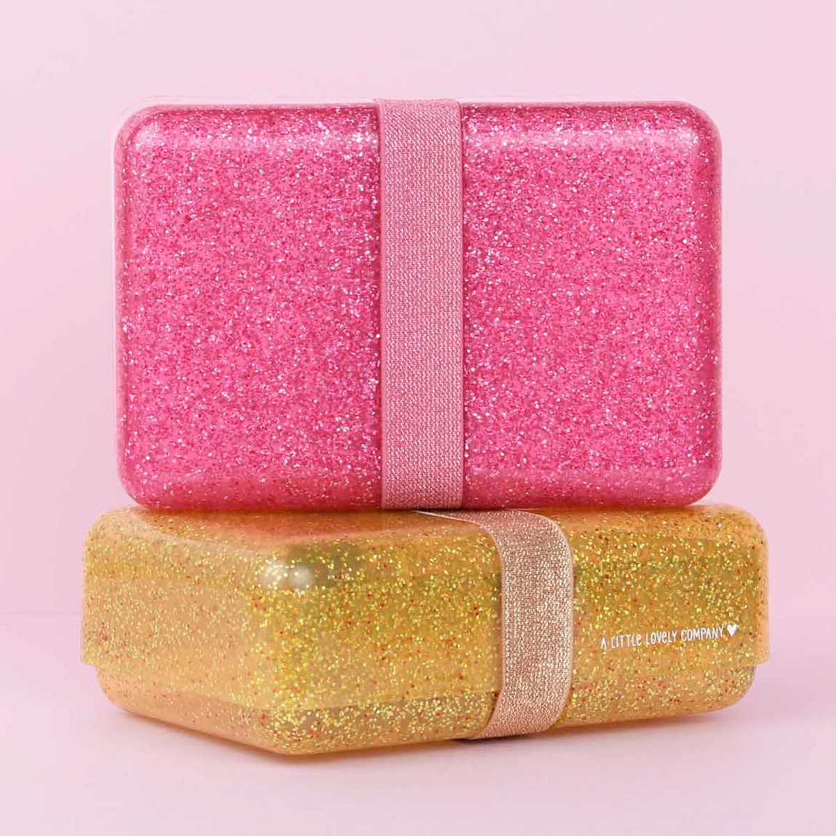 Lunch box Glitter Pink