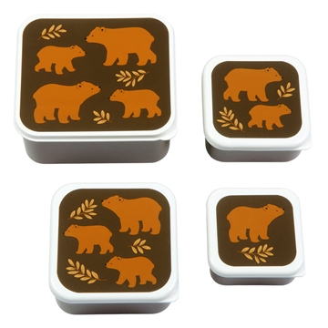 Lunch & snack box set - Bears