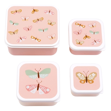 Lunch & snack box set - Butterflies