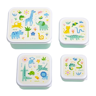 Lunch & snack box set - Jungle