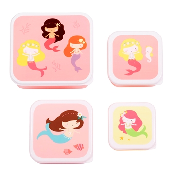 Lunch & snack box set - Mermaids