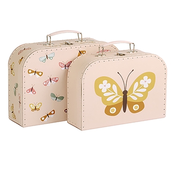 Suitcase - Butterflies set of 2