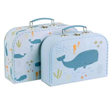 Suitcase - Ocean, set of 2