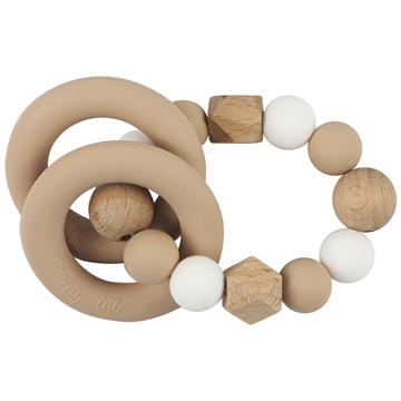 Tiny Tot Skallra Nordic Love Beige + Havre