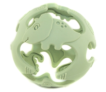 Tiny Tot Silikon Dino Boll Sage