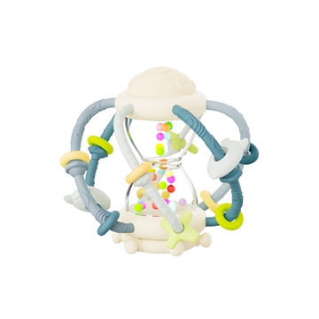 Hour Glass Rattle Blue