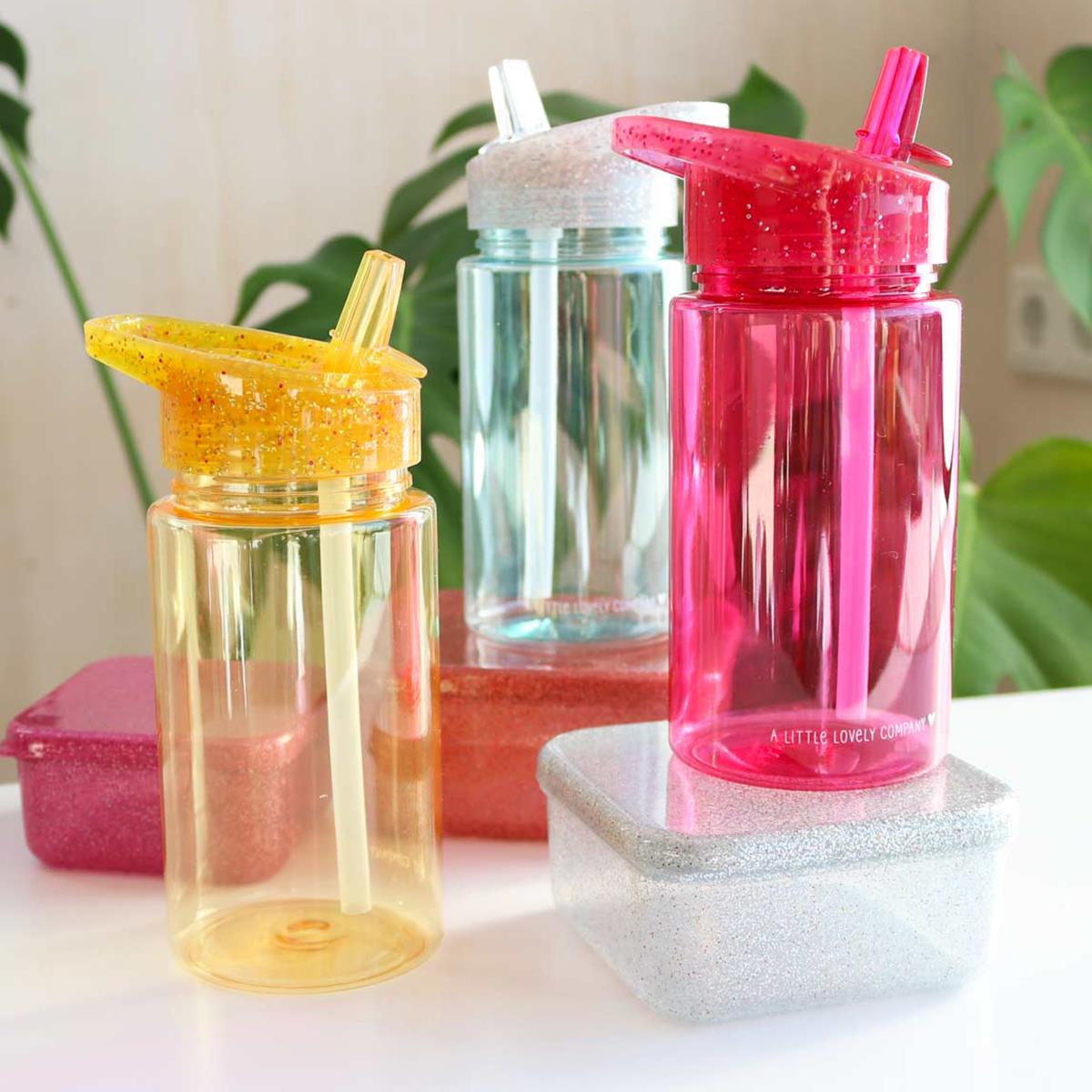 Drink bottle Glitter Gold