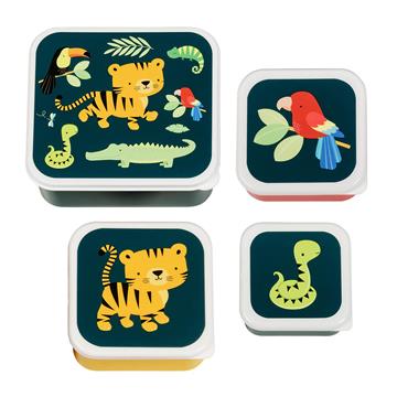 Lunch & snack box set - Jungle tiger